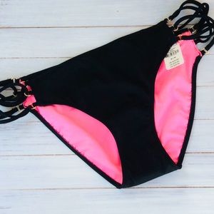 PINK Victoria Secret Sexy Black Bottom